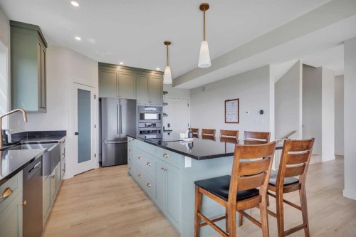 24417 420 Township, Rural Lacombe County, AB - Indoor Photo Showing Kitchen With Double Sink With Upgraded Kitchen