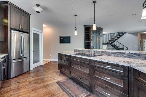 8-15015 Township 424, Rural Ponoka County, AB - Indoor Photo Showing Kitchen With Upgraded Kitchen