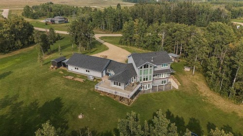 8-15015 Township 424, Rural Ponoka County, AB - Outdoor With Deck Patio Veranda With View