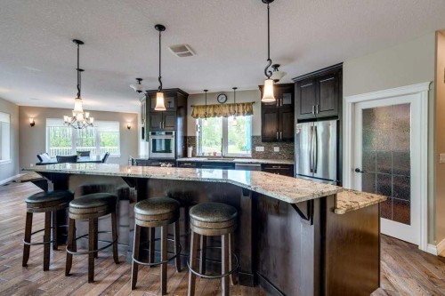 8-15015 Township 424, Rural Ponoka County, AB - Indoor Photo Showing Kitchen With Upgraded Kitchen