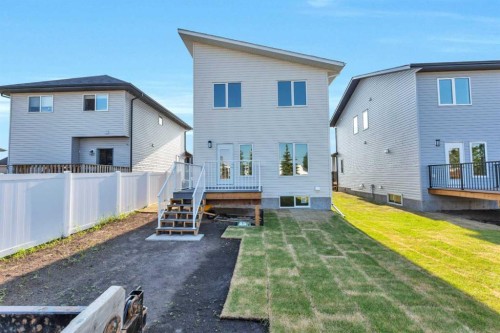 101 Aztec Crescent, Blackfalds, AB - Outdoor With Deck Patio Veranda With Exterior