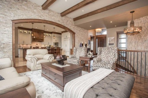 32 Sagewood Close, Red Deer, AB - Indoor Photo Showing Living Room