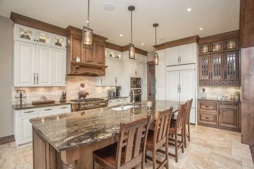 32 Sagewood Close, Red Deer, AB - Indoor Photo Showing Kitchen With Upgraded Kitchen