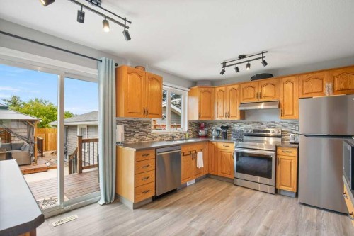 36 Harvey Close, Red Deer, AB - Indoor Photo Showing Kitchen With Stainless Steel Kitchen