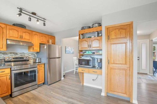 36 Harvey Close, Red Deer, AB - Indoor Photo Showing Kitchen With Stainless Steel Kitchen