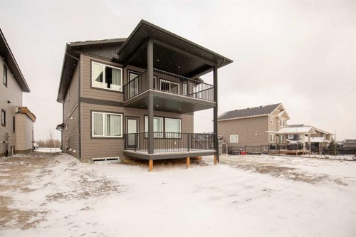 38 Springfield Boulevard, Sylvan Lake, AB - Outdoor With Balcony