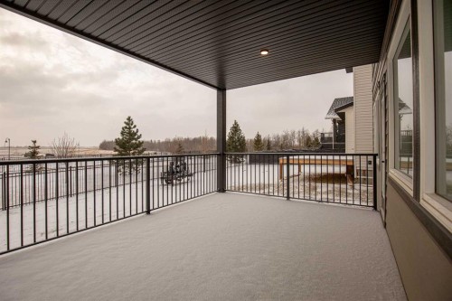 38 Springfield Boulevard, Sylvan Lake, AB - Outdoor With Balcony With Exterior