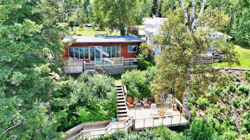 57 Grand Avenue, Norglenwold, AB - Outdoor With Deck Patio Veranda