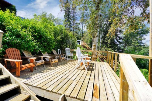 57 Grand Avenue, Norglenwold, AB - Outdoor With Deck Patio Veranda