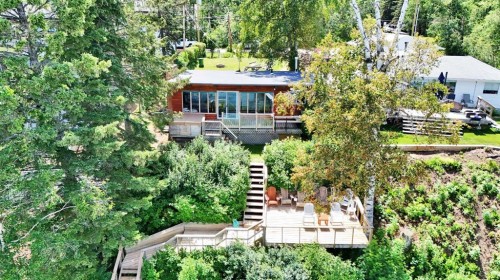 57 Grand Avenue, Norglenwold, AB - Outdoor With Deck Patio Veranda