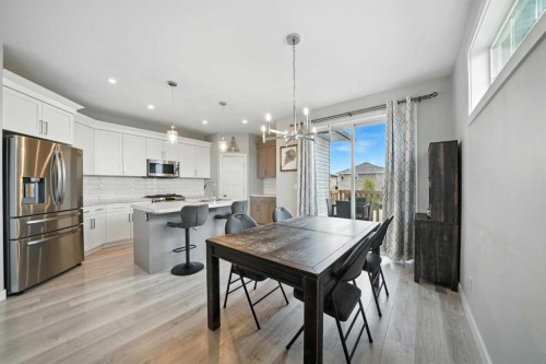 2 Trebble Close, Red Deer, AB - Indoor Photo Showing Kitchen With Stainless Steel Kitchen With Upgraded Kitchen