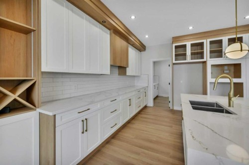 47 Everson Close, Red Deer, AB - Indoor Photo Showing Kitchen With Double Sink
