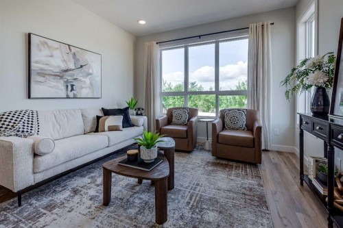 139 Gray Close, Sylvan Lake, AB - Indoor Photo Showing Living Room