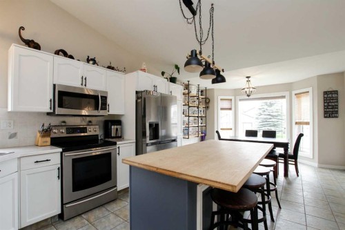 107 Ackerman Crescent, Red Deer, AB - Indoor Photo Showing Kitchen With Stainless Steel Kitchen