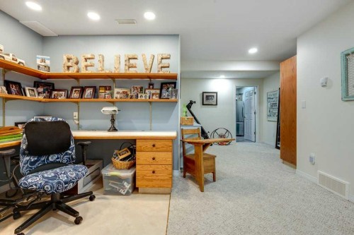 13 Dillon Close, Red Deer, AB - Indoor Photo Showing Office