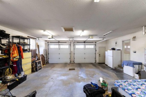 128 Norby Crescent, Red Deer, AB - Indoor Photo Showing Garage