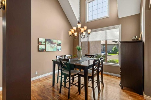 48 Fieldstone Way, Sylvan Lake, AB - Indoor Photo Showing Dining Room
