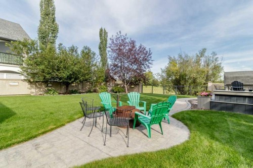 48 Fieldstone Way, Sylvan Lake, AB - Outdoor With Backyard