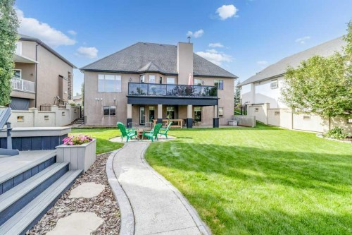 48 Fieldstone Way, Sylvan Lake, AB - Outdoor With Deck Patio Veranda