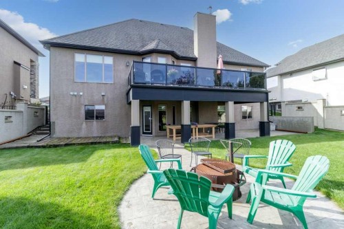 48 Fieldstone Way, Sylvan Lake, AB - Outdoor With Deck Patio Veranda