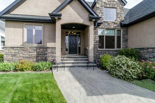 48 Fieldstone Way, Sylvan Lake, AB - Outdoor With Facade