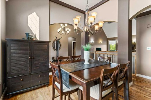 48 Fieldstone Way, Sylvan Lake, AB - Indoor Photo Showing Dining Room