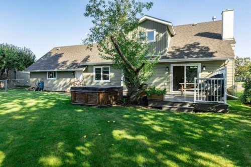 33 Fairway Drive, Lacombe, AB - Outdoor With Deck Patio Veranda With Exterior