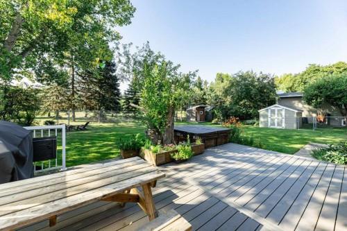 33 Fairway Drive, Lacombe, AB - Outdoor With Deck Patio Veranda