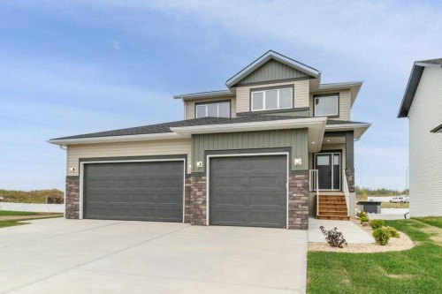 10 Aura Drive, Blackfalds, AB - Outdoor With Facade