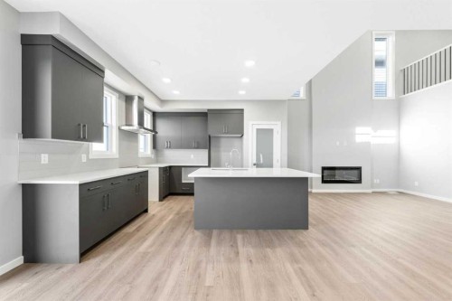 16 Heritage Link, Cochrane, AB - Indoor Photo Showing Kitchen