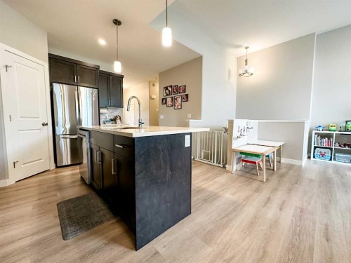4438 Van Eaton Way, Clive, AB - Indoor Photo Showing Kitchen With Stainless Steel Kitchen