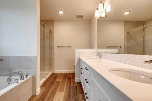 199 Sora Terrace Se, Calgary, AB - Indoor Photo Showing Bathroom