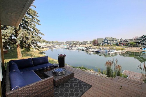 108 Marina Bay Court, Sylvan Lake, AB - Outdoor With Body Of Water With View