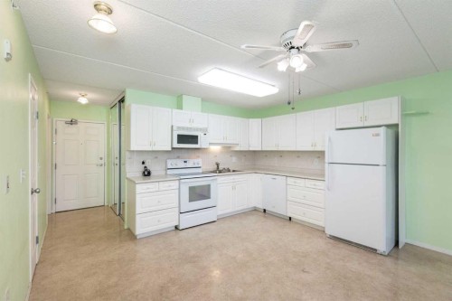 205-4319 49 Street, Innisfail, AB - Indoor Photo Showing Kitchen