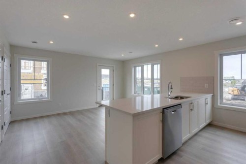 215-40 Livingston Parade Ne, Calgary, AB - Indoor Photo Showing Kitchen
