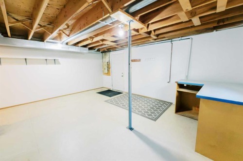 4916A 53 Street, Stettler, AB - Indoor Photo Showing Basement