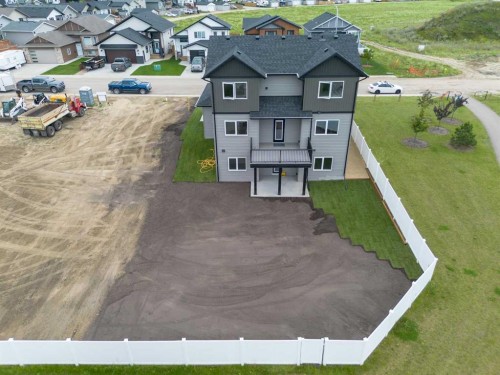 22 Aura Drive, Blackfalds, AB - Outdoor With Facade