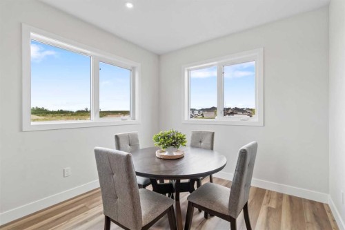 22 Aura Drive, Blackfalds, AB - Indoor Photo Showing Dining Room