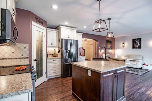 51 Illingworth Close, Red Deer, AB - Indoor Photo Showing Kitchen With Upgraded Kitchen