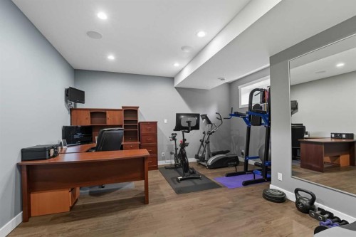 83-26540 Highway 11, Rural Red Deer County, AB - Indoor Photo Showing Gym Room