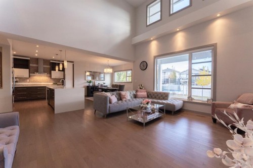 17 Lazaro Close, Red Deer, AB - Indoor Photo Showing Living Room