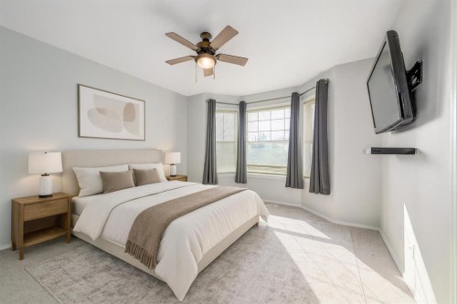 45 Cranberry Square, Calgary, AB - Indoor Photo Showing Bedroom