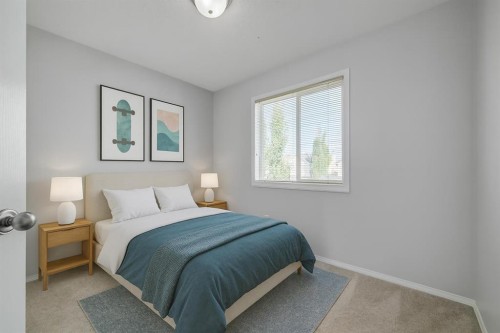 45 Cranberry Square, Calgary, AB - Indoor Photo Showing Bedroom