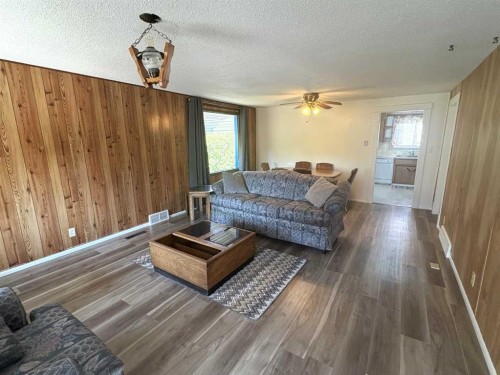 220 Lady Vivian Avenue West, Galahad, AB - Indoor Photo Showing Living Room