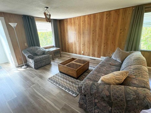 220 Lady Vivian Avenue West, Galahad, AB - Indoor Photo Showing Living Room