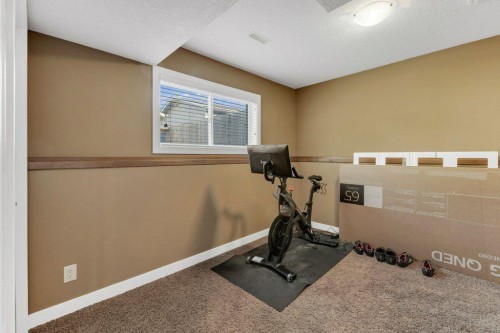 132 Vickers Close, Red Deer, AB - Indoor Photo Showing Gym Room