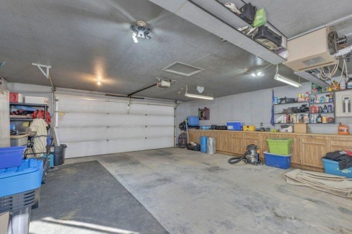 132 Vickers Close, Red Deer, AB - Indoor Photo Showing Garage