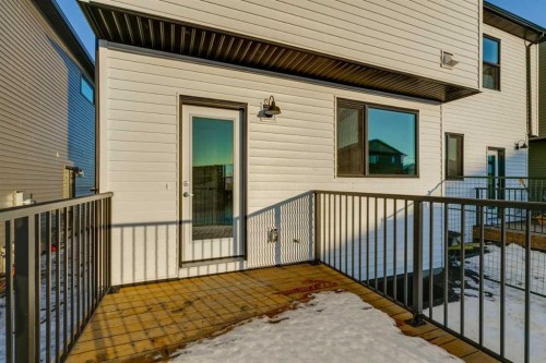121 Silverton Glen Way Sw, Calgary, AB - Outdoor With Deck Patio Veranda With Exterior