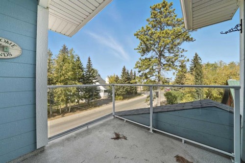 5005 40 Street, Sylvan Lake, AB - Outdoor With Balcony With Exterior