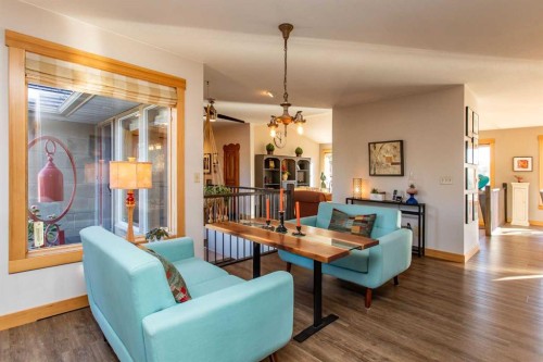 37 Wildrose Street, Rural Lacombe County, AB - Indoor Photo Showing Living Room